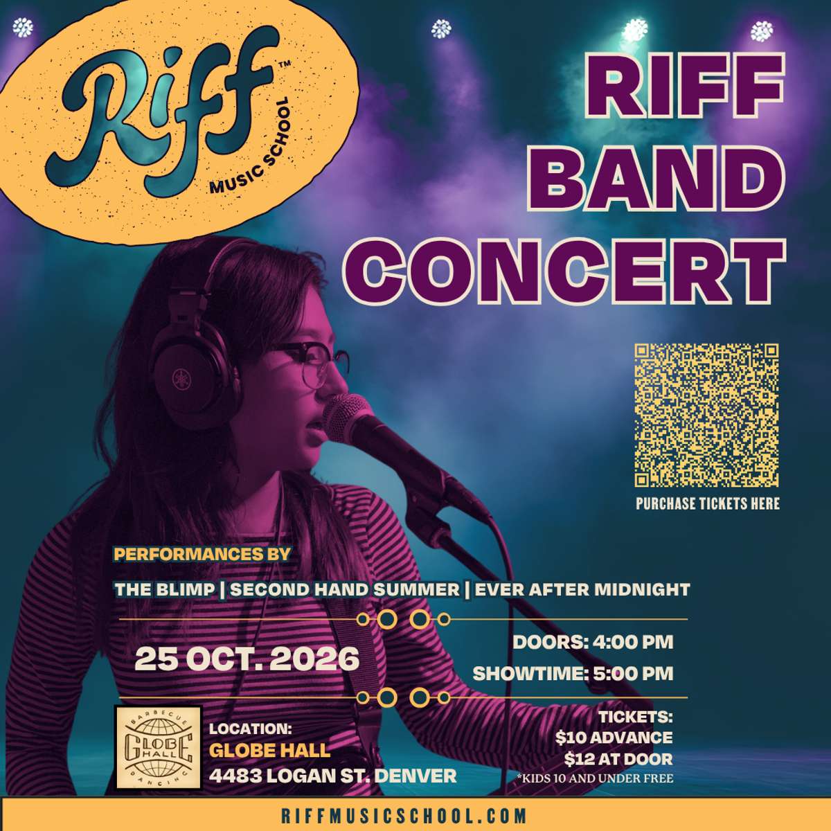 Riff Music School presents The Blimp, Second Hand Summer, + Ever After Midnight