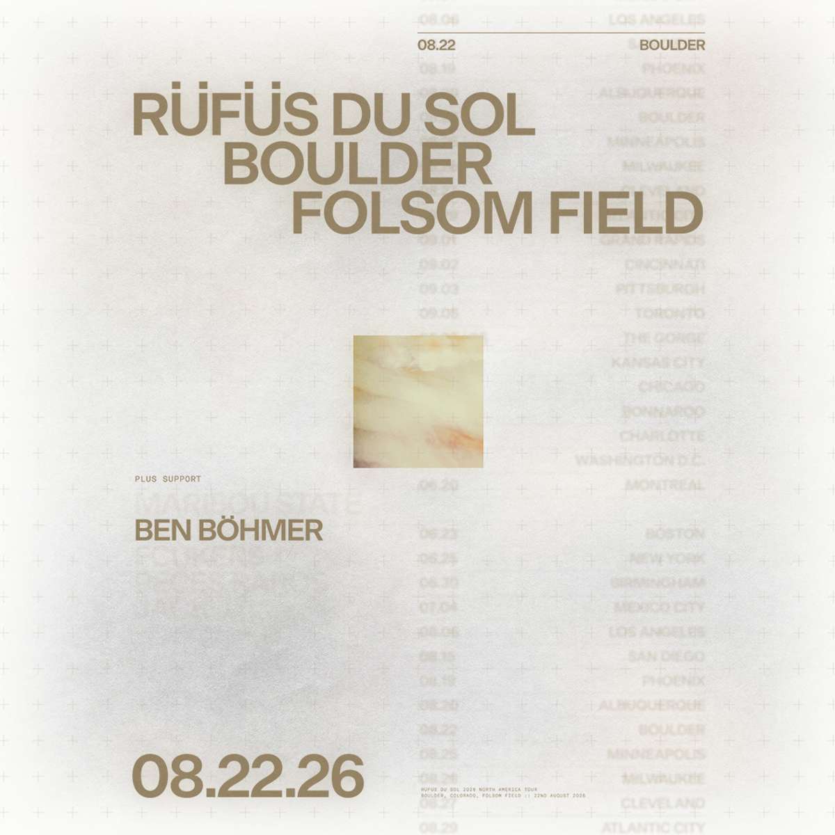 Rüfüs Du Sol Folsom Field Bus Pickup Spot (FREE EVENT)