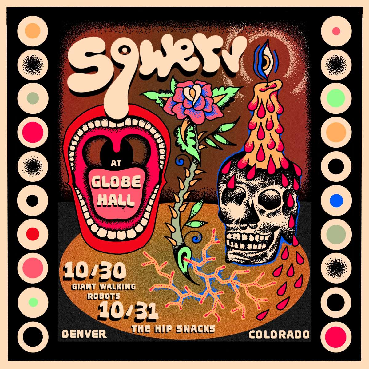 Sqwerv  (NIGHT 1) w/ Giant Walking Robots