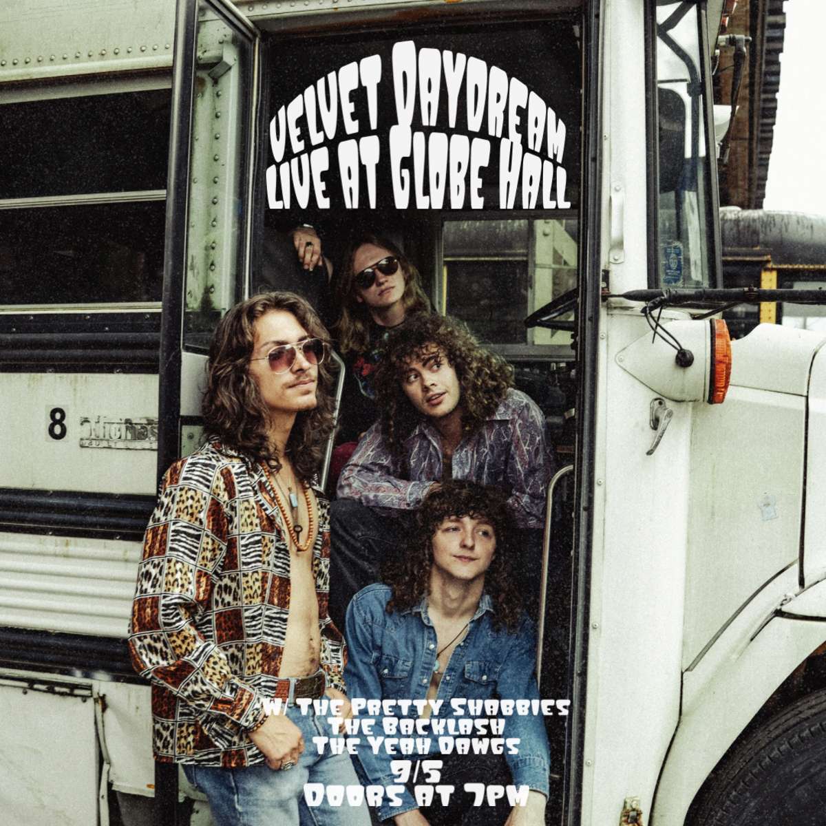 Velvet Daydream w/ The Pretty Shabbies, The Yeah Dawgs + The Backlash
