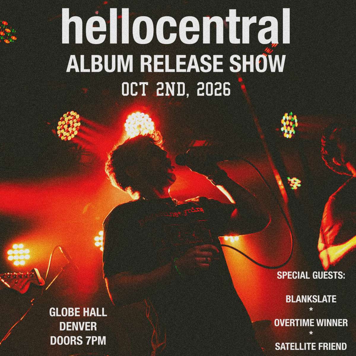 hellocentral w/ Blankslate, Overtime Winner + Satellite Friend