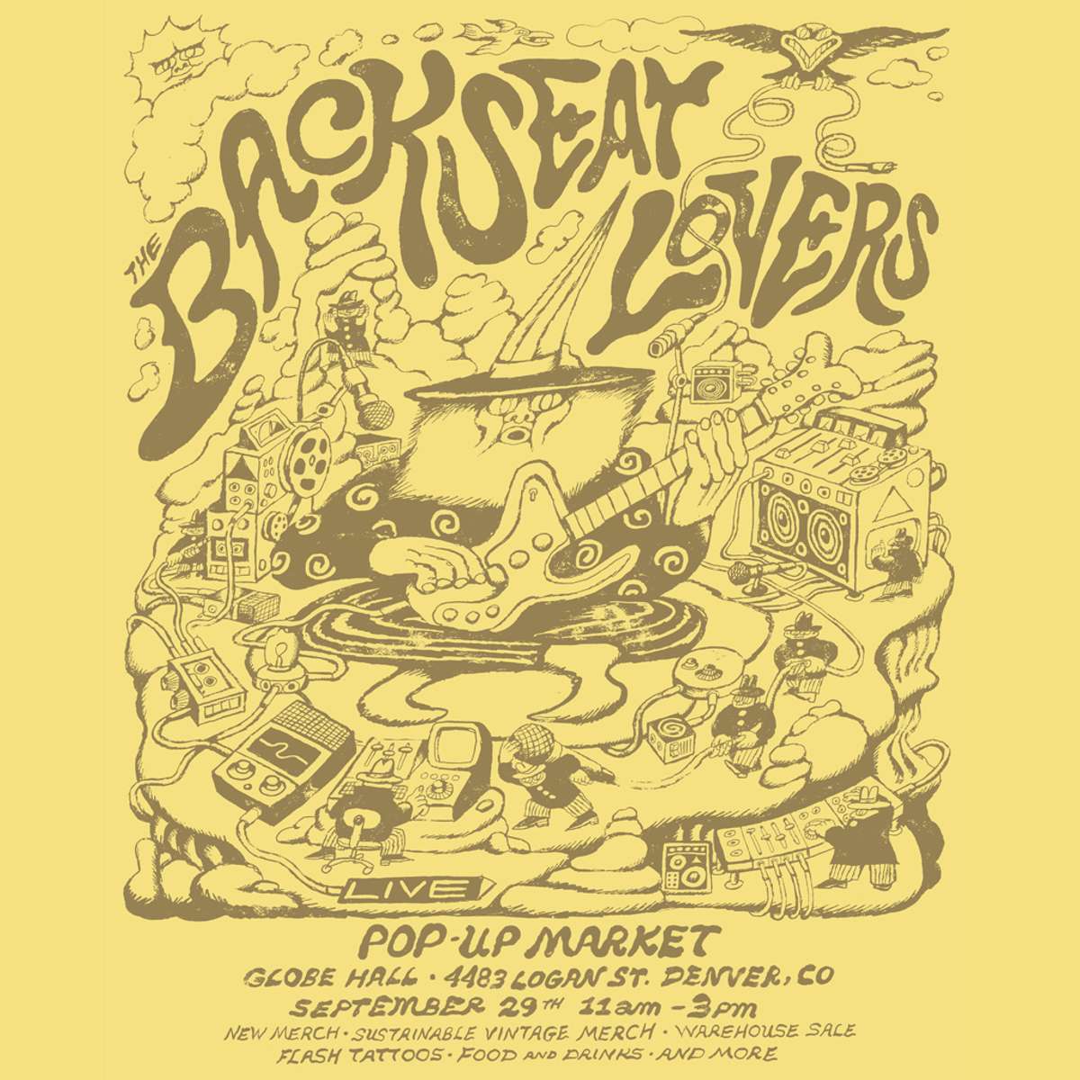 The Backseat Lovers Pop-Up Market (FREE EVENT)