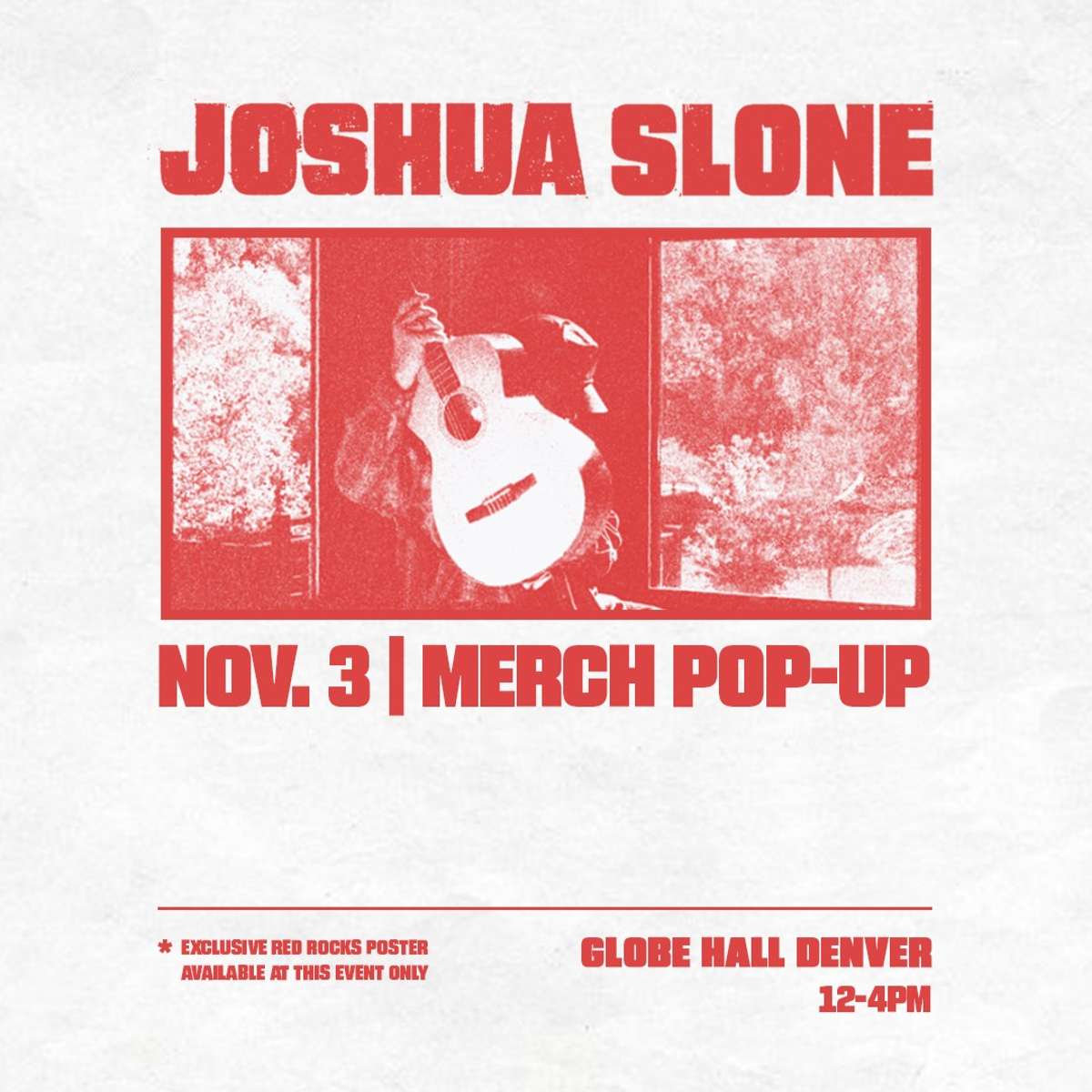 Joshua Slone Merch Pop Up (FREE EVENT)
