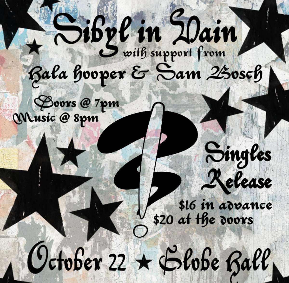Sibyl Vane w/ Sam Bosch + Hala Hooper
